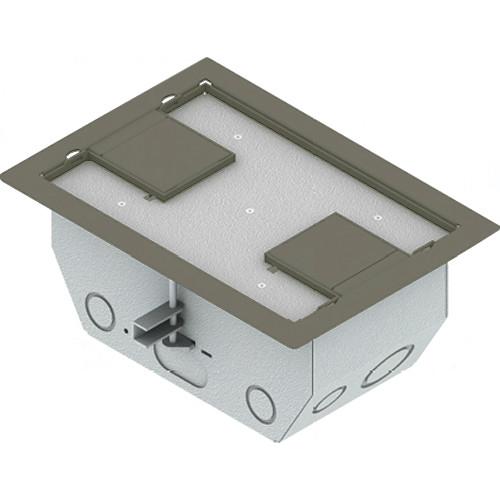 FSR RFL4.5-D1G-CLYDD Carpet Trim Cover- Dual Door- 4.69" Deep Floor Box