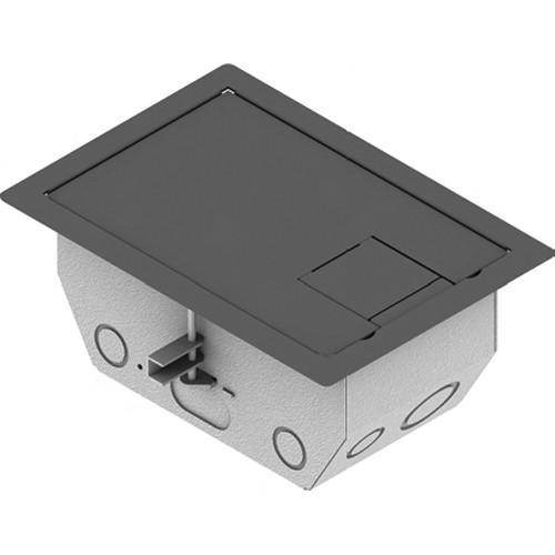 FSR RFL4.5-D2G-SLGRY Carpet Trim Cover- Solid Door- 4.69" Deep Floor Box