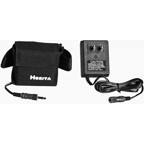 Horita BP-50 Battery Pack, Holder with Eight Rechargeable AA Batteries, 12 VDC