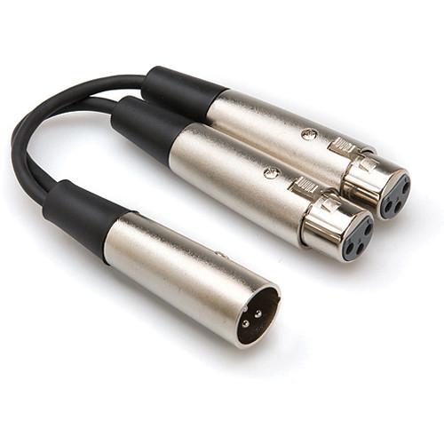 Hosa Technology YXF-101.5 XLR Male to Dual XLR Female Audio Y-Cable