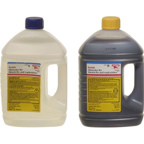 Kodak Ektacolor RA Bleach-Fix & Replenisher for Color Negative Paper - Makes 10 Liters