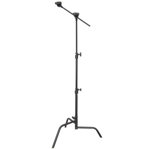 Matthews Hollywood 20" C-Stand with Sliding Leg Grip Head and Arm, Black - 5.25