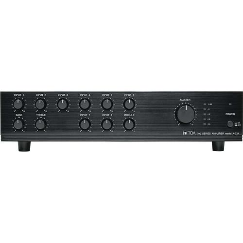 Toa Electronics A-724 - 9-Channel, 240 Watt Mixer Amplifier