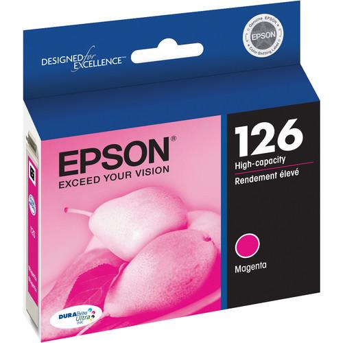 Epson T126320 126 High-Capacity Magenta Ink Cartridge