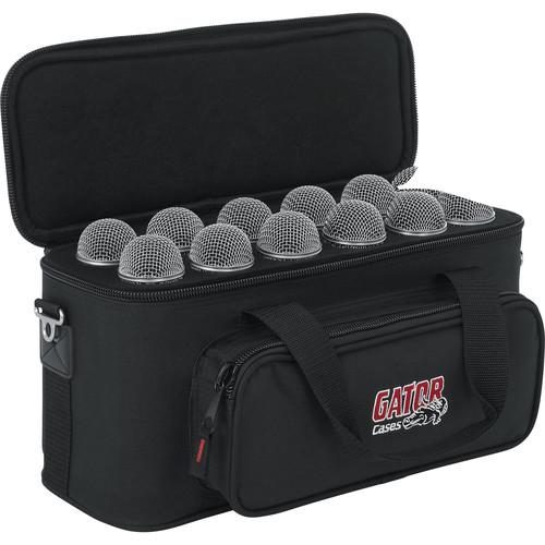 Gator Cases GM-12B 12 Drop Mic Padded Bag - for up to 12 Microphones