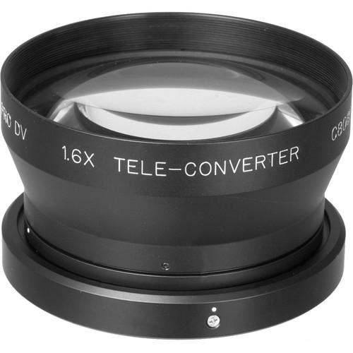 Century Precision Optics 1.6x Telephoto Converter Lens for Panasonic AG-DVX100A and AG-DVX100 with Lens Support Slider and Lens Shade