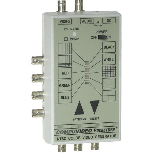 Compuvideo PocketGen 8 PAL Test Signal Generator, Multiple Patterns, Composite, Component, Y C, RGBS, Balanced Audio Tone