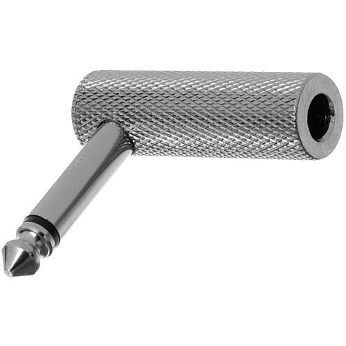 Hosa Technology GPP151 Angled Male 1 4" Phone to Female 1 4" Phone Adapter