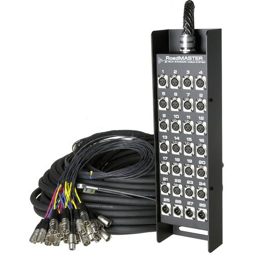Pro Co Sound RoadMaster Series Snake 28 Channel Stagebox to Fanout Cable - 150