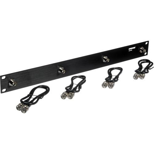 Shure UA440 Front Mount Antenna Rackmount Kit - Includes: BNC to BNC Coaxial and Bulkhead Adapters