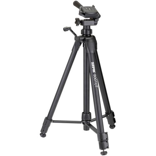 Sunpak 8001UT Tripod with 3-Way Pan Tilt Head
