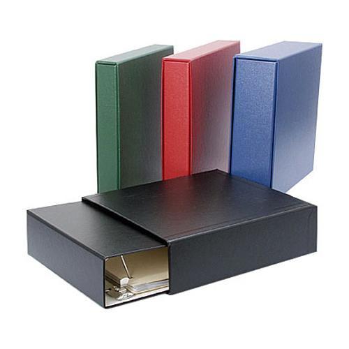 Archival Methods 18-5316 1.5" D-Ring Matching Binder Slip Case Set