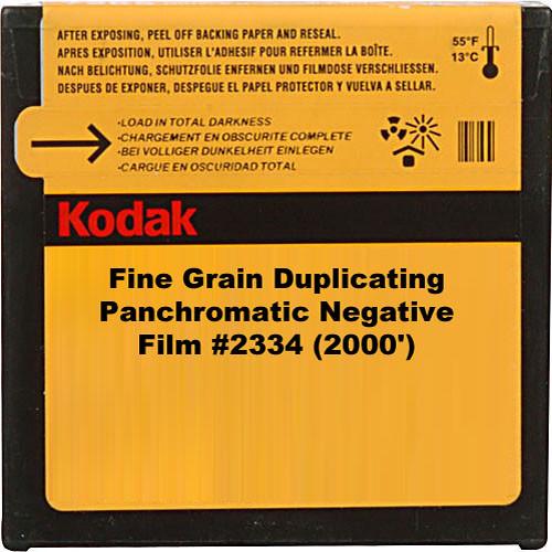 Kodak 35mm Fine Grain Duplicating Panchromatic Black and White Negative Movie Film #2334