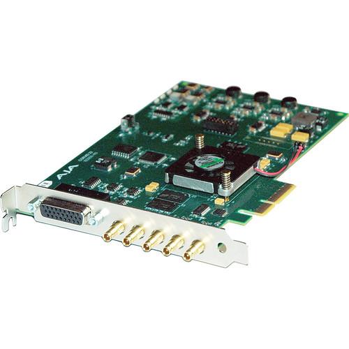 AJA Corvid 22 PCIe 4x Card with Five 1.0 2.3 to BNC Pigtail Adapters