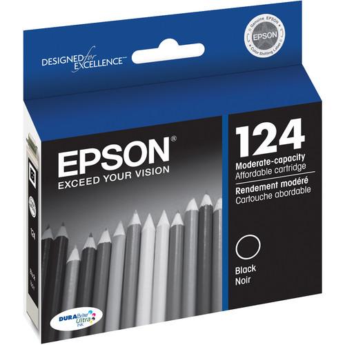 Epson 124 Moderate-Capacity Black Ink Cartridge