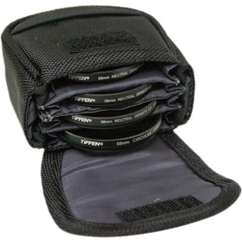Tiffen Belt Filter Pouch, Small for 4 Filters up to 58mm