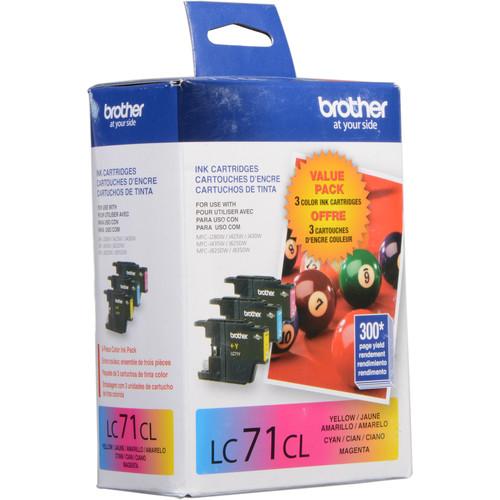 Brother LC71 Cartridges 3-Pack