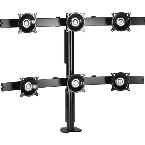 Chief Flat Panel Six Monitor Desk Clamp Mount