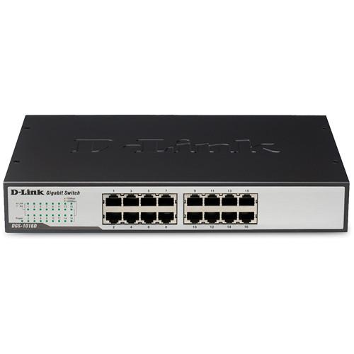 D-Link DGS-1016D 16-Port 10 100 1000 Switch