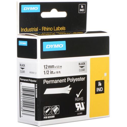 Dymo Clear Permanent Poly Labels