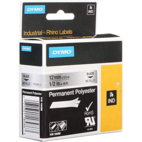 Dymo Metalized Permanent Poly Labels