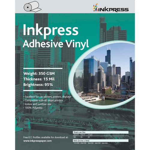 Inkpress Media Adhesive Vinyl 350 GSM 24"x60