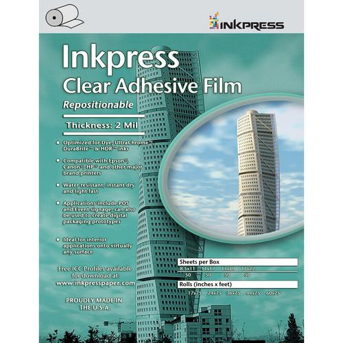 Inkpress Media Clear Adhesive Film Roll