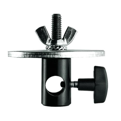 Manfrotto 16mm Female Adapter with 3 8" Screw and 80mm Disc