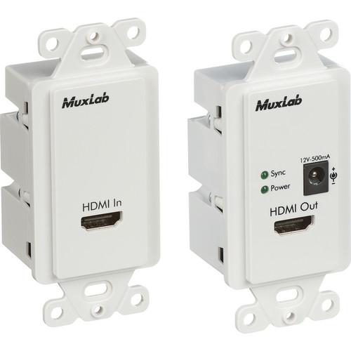 MuxLab 500401-WP-US HDMI Econo Plus Wall Plate Extender Kit