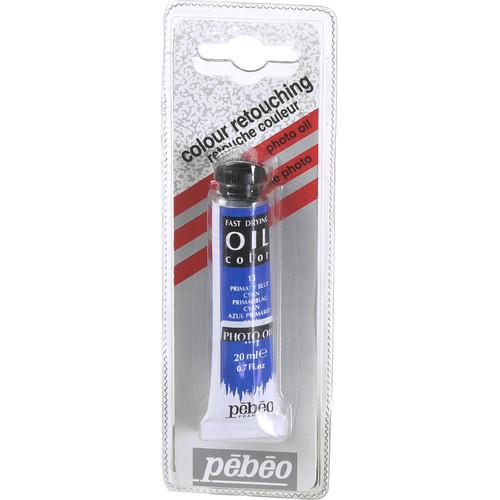 Pebeo Oil Color Paint: No.13 Primary Blue-Cyan 3 4x4" Tube