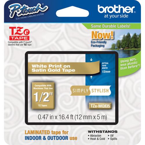 Brother TZeMQ835 Laminated Tape for P-Touch Labelers