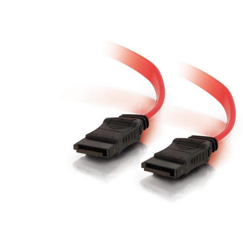 C2G 7-Pin 180 1-Device Serial ATA Cable - 18"