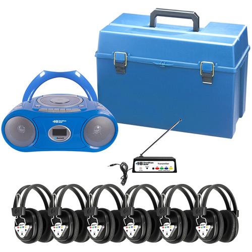 HamiltonBuhl HMC CD385 906 6-User Wireless Boombox Listening Center