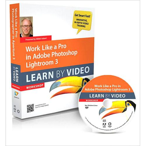 Pearson Education Book & DVD-ROM: Work Like a Pro in Adobe Photoshop Lightroom 3: Learn by Video