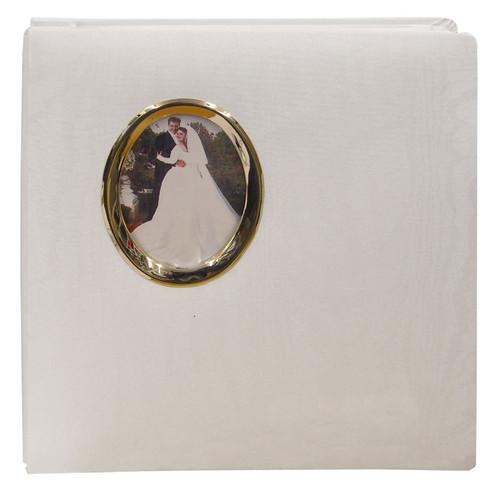 Pioneer Photo Albums WF5781-G Oval Framed Wedding Album