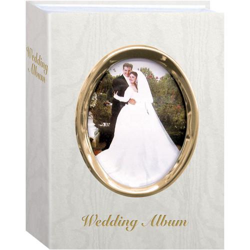 Pioneer Photo Albums WFM46-GT Oval Framed Wedding Album