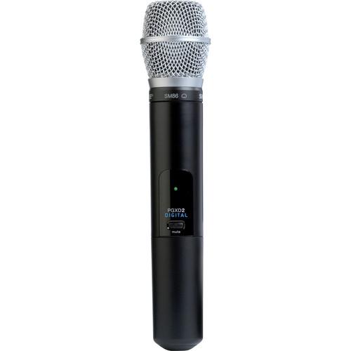 Shure PGXD2 SM86 Handheld Wireless Microphone Transmitter with SM86 Capsule