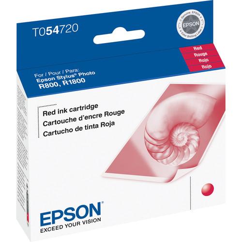 Epson Red Ink Cartridge for Stylus Photo R800 & R1800 Printer