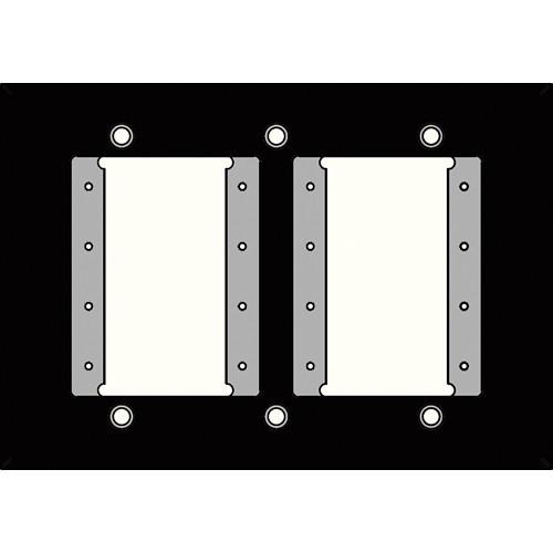 FSR IPS-PWP1T-BLK 3 Gang Wall Plate