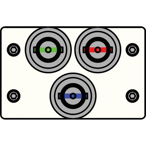 FSR IPS-V130D-WHT BNC to BNC Bulkhead Insert Plate