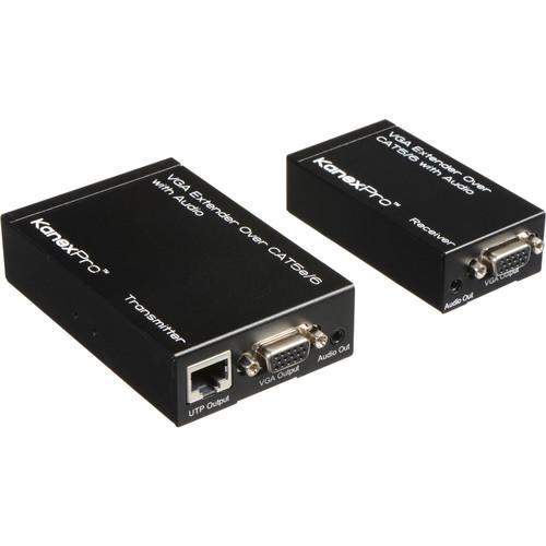 KanexPro VGA Extender over CAT 5e 6 with Audio