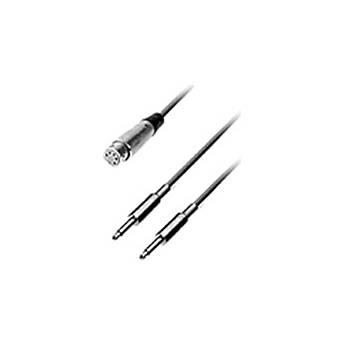 Neumann AC 27 5-Pin XLR Female to 2 Mono 1 4" Male Adapter Y-Cable, for BS 48i-2 or MTX 191 A - 1