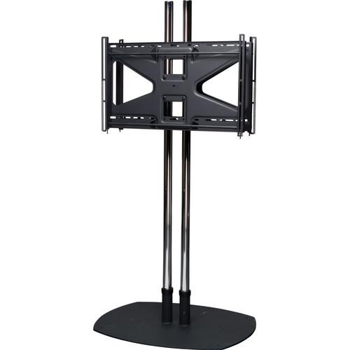 Premier Mounts CS84-2MS2 Floor Stand Combo with 2 Tilting Mounts