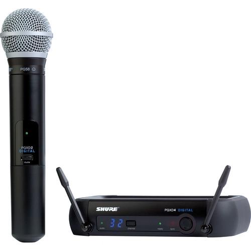 Shure PGXD Digital Series Wireless Handheld Microphone System with PG58 Capsule