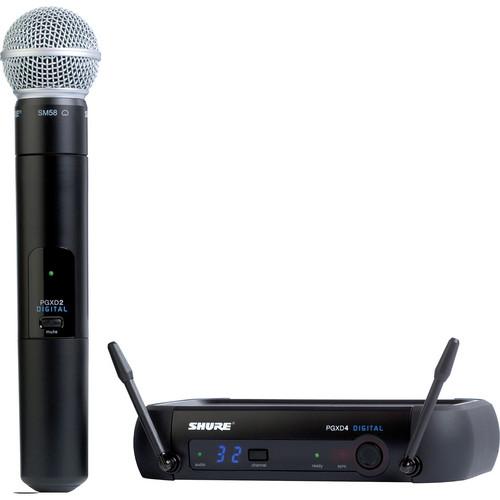 Shure PGXD Digital Series Wireless Handheld Microphone System with SM58 Capsule