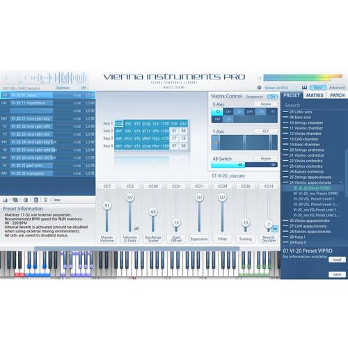 Vienna Symphonic Library Instruments PRO 2