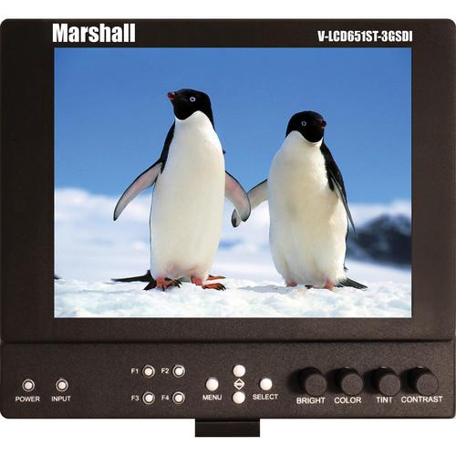 Marshall Electronics V-LCD651STX-3GSDI-AB 6.5" Lightweight On-Camera Field Monitor