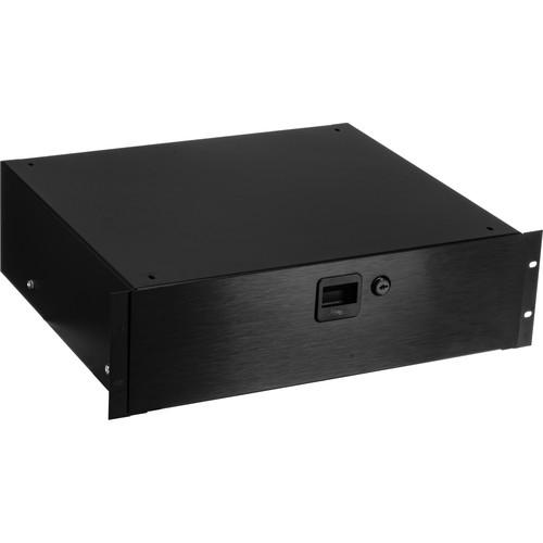 Middle Atlantic D3LK 3-Space Rack Drawer with Lock