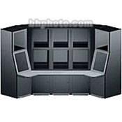 Middle Atlantic SC Convective Series Five-Bay, Two-Wedge, Three-Tier Configuration SC-5W2-53TBK