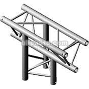 Milos M222 Trio 3 Way Vertical Tee Piece - Apex Down